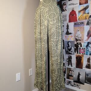 Patterned Wide Leg Pants Bohemian